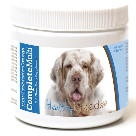 Healthy Breeds Clumber Spaniel All in One Multivitamin Soft Chew, 60PK 192959007760
